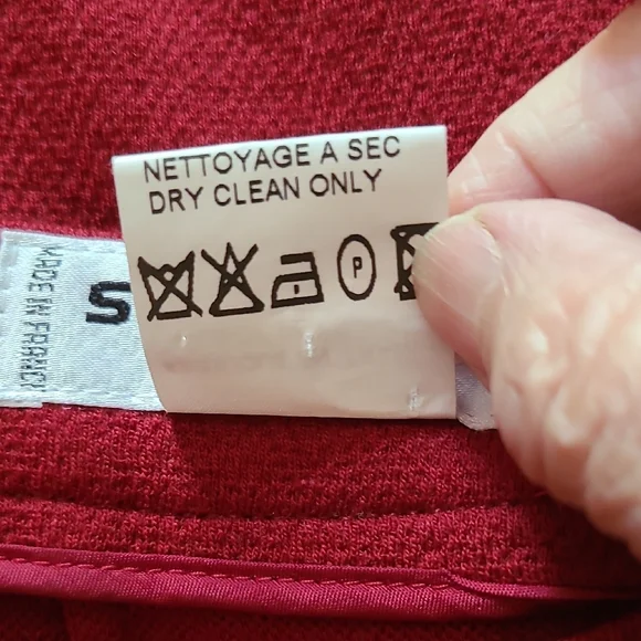 Sonia Rykiel Red Knee-Length Pencil Skirt for Work - Picture 6 of 6